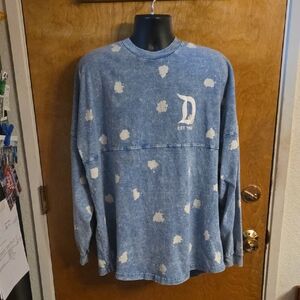Retired Disney Parks Disneyland Exclusive Denim Bleach Spirit Jersey Size XL